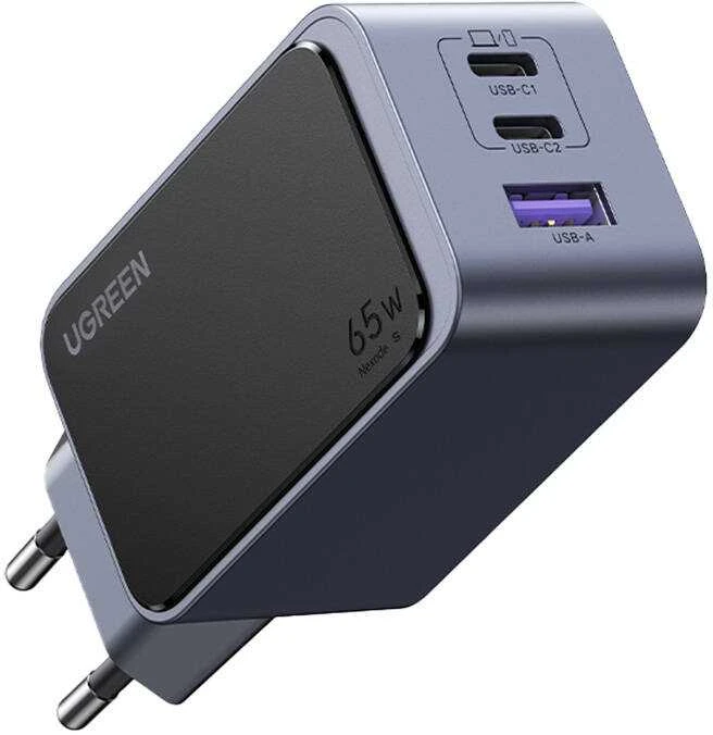 Ugreen Nexode 65W įkroviklis su trimis jungtimis