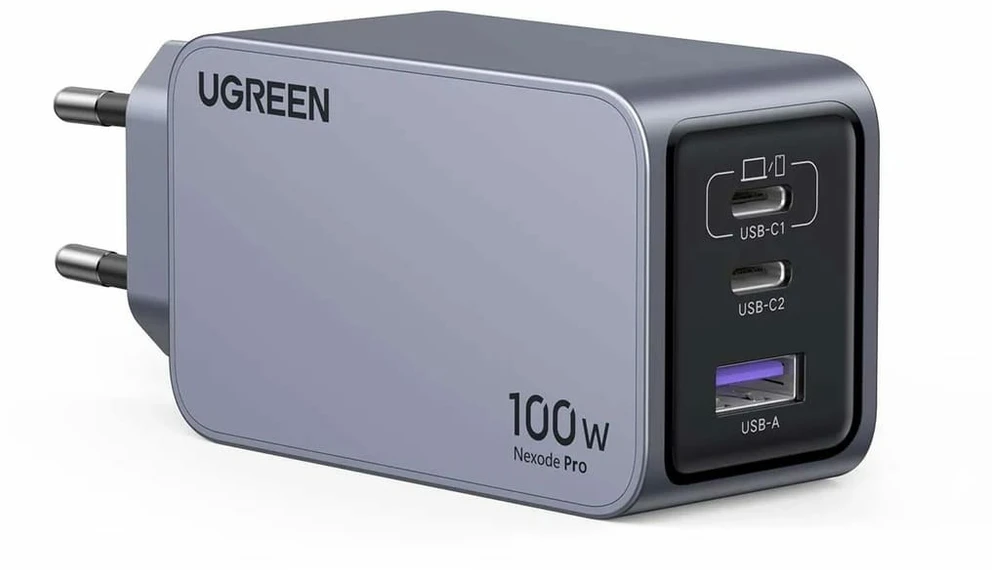 UGREEN Nexode Pro, 100W, 3 prievadų GaN greitasis įkroviklis
