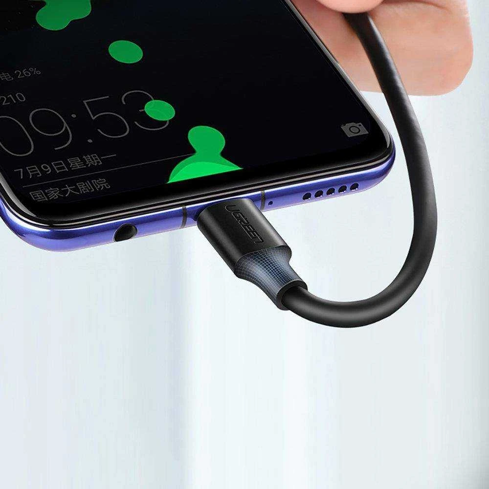 UGREEN nikelio USB-C laidas 0.25m