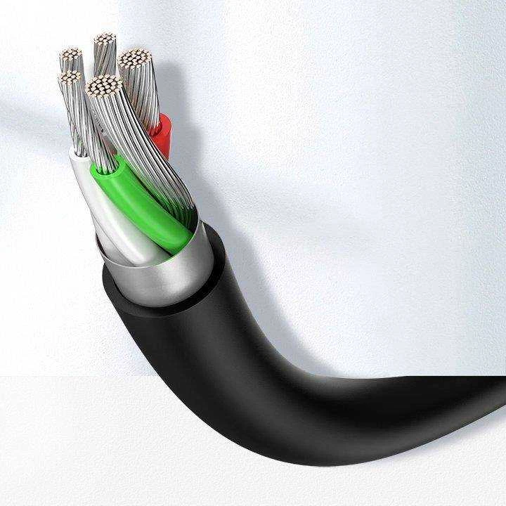 UGREEN nikelio USB-C kabelis 1.5m - Juodas