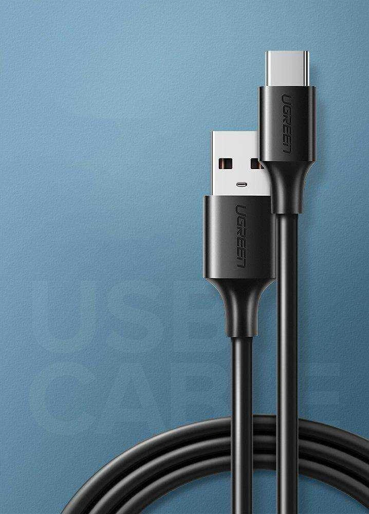 UGREEN nikelio USB-C kabelis 1.5m - Juodas