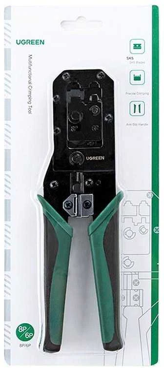 UGREEN NW136 eterneto jungtis krimpelő fogó (fekete/zöld)