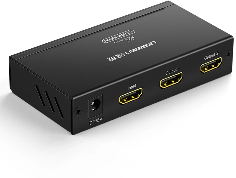 Ugreen Šakotuvas HDMI 1.4 4K 30Hz (1 įėjimas -> 2 išėjimai)