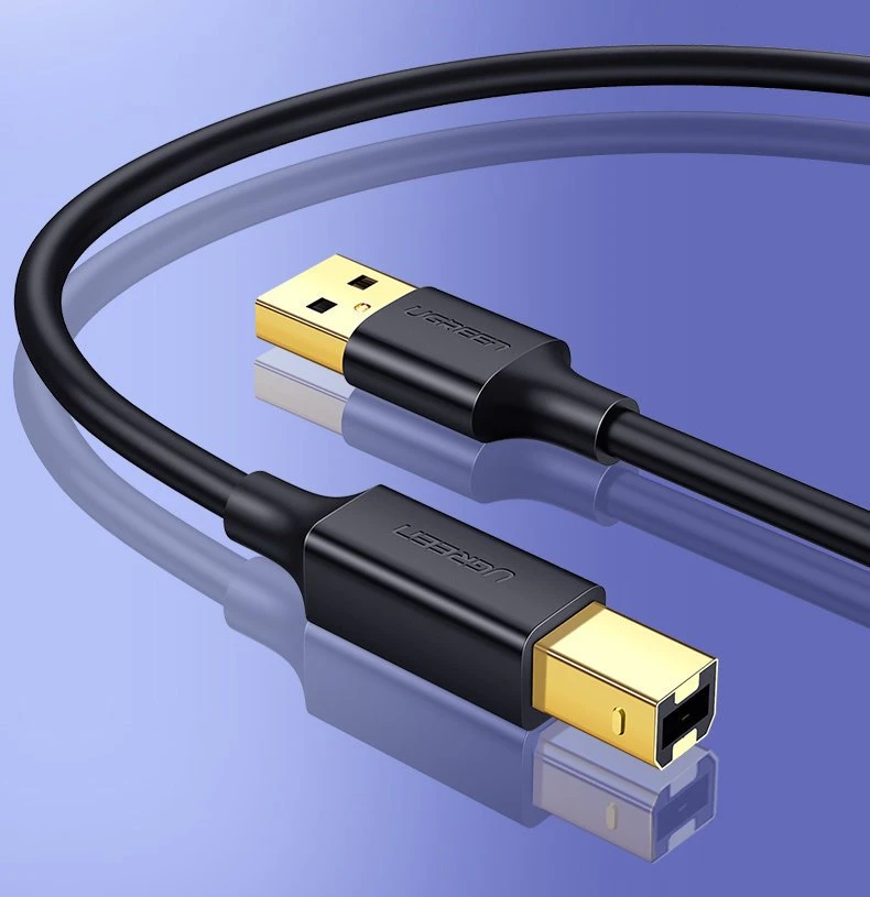 iLike UGREEN US135 USB 2.0 AB spausdintuvo laidas 1.5m - Juodas