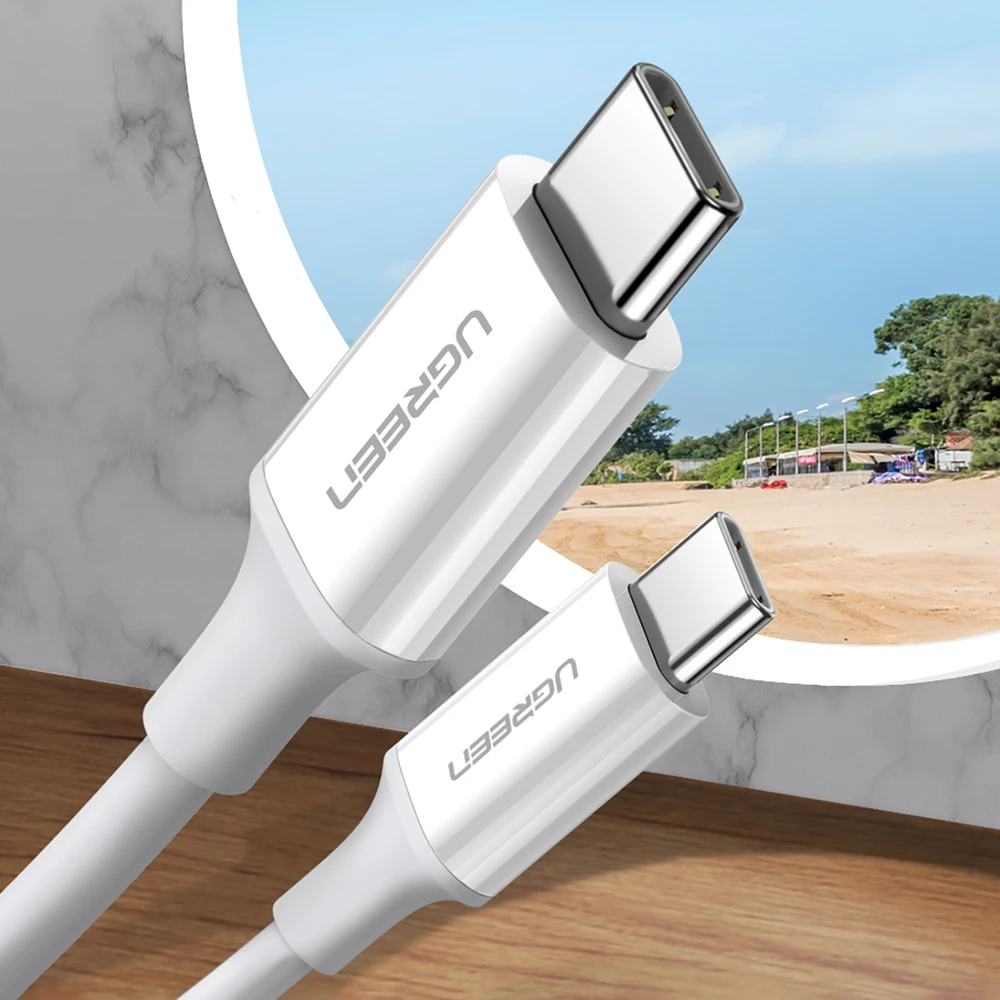 UGREEN USB-C – USB-C laidas su USB-A jungtimi QC 3.0 PD 3A 1m