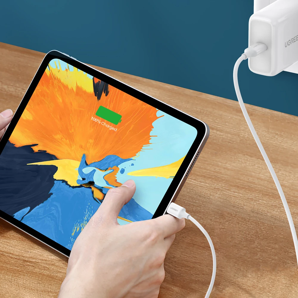 UGREEN USB-C – USB-C laidas su USB-A jungtimi QC 3.0 PD 3A 1m
