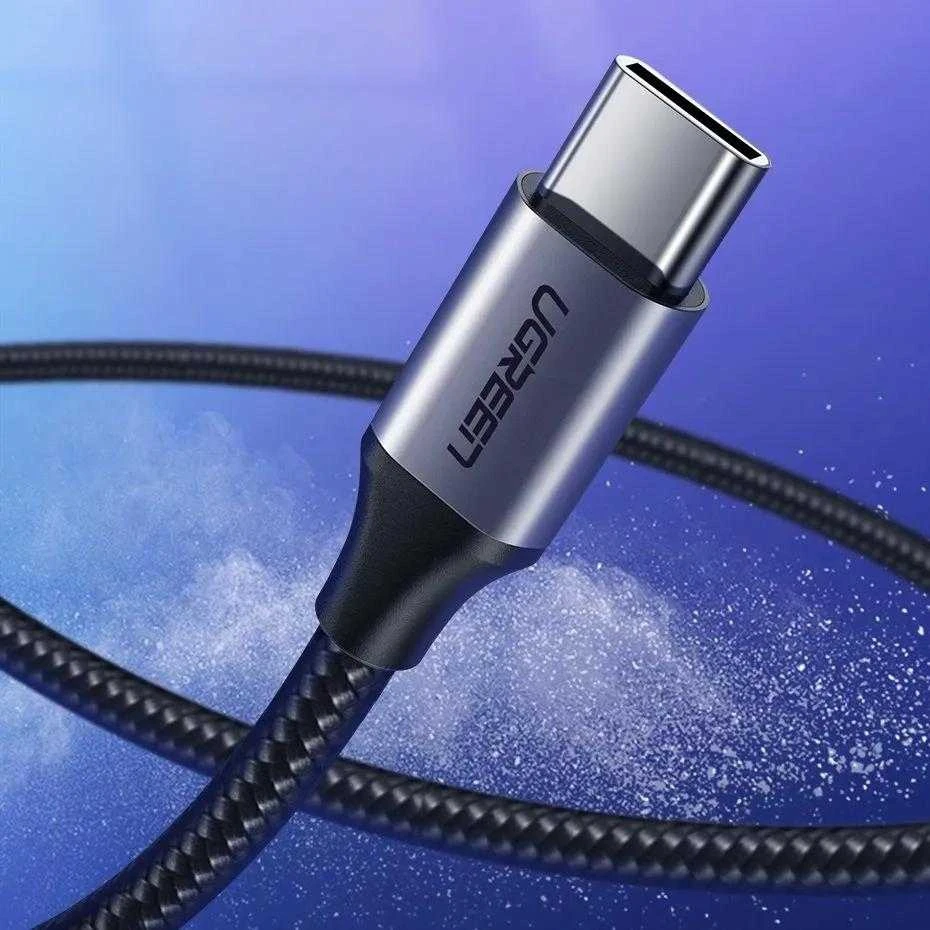 Nikeliuotas USB-C laidas QC3.0 UGREEN, 1m