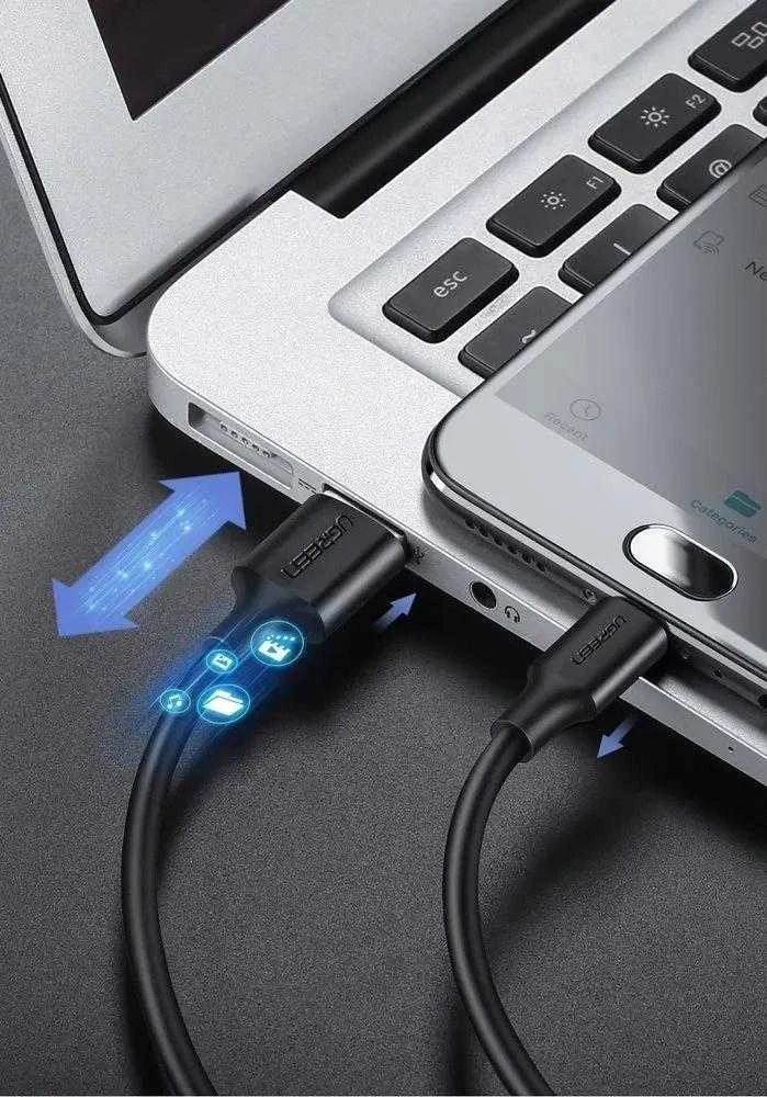 Kabelis Ugreen US289 USB į Micro USB, 2.4 A, 1m