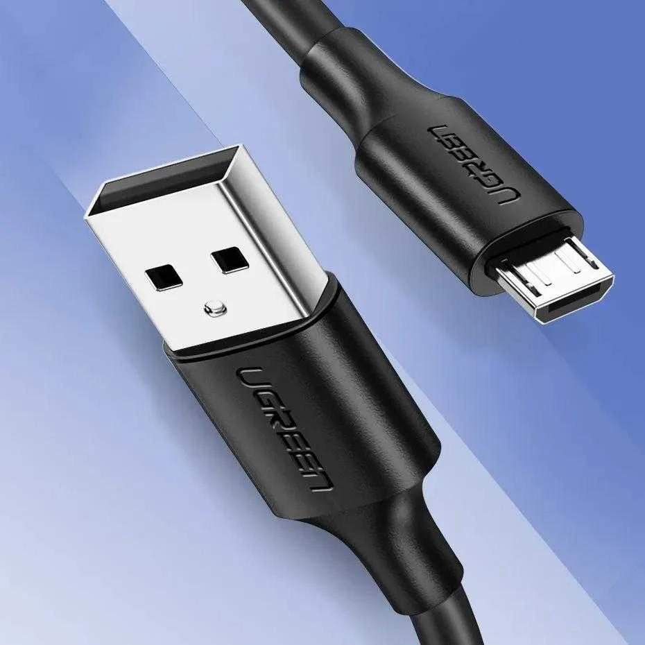 UGREEN micro USB kabelis QC 3.0 2.4A 1.5m - Juodas