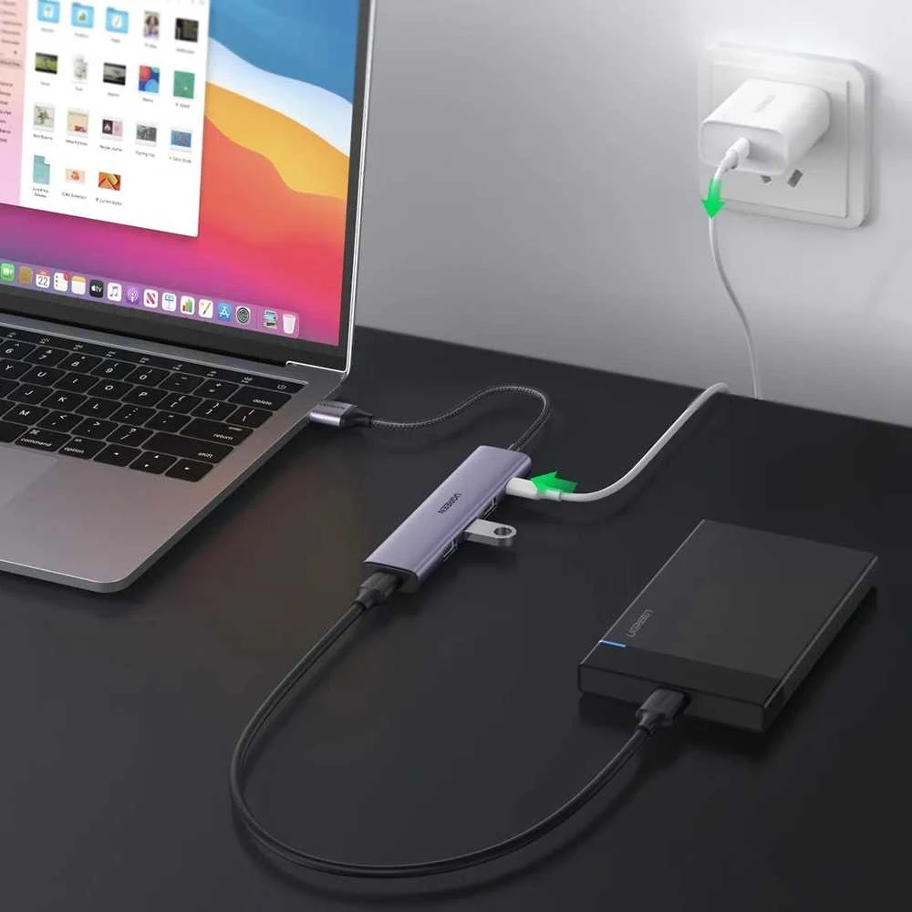 USB 5-in-1 šakotuvas UGREEN CM473