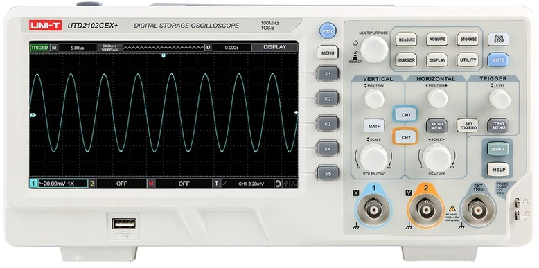 UIT Uni-T osciloskopas UTD2102CEX+