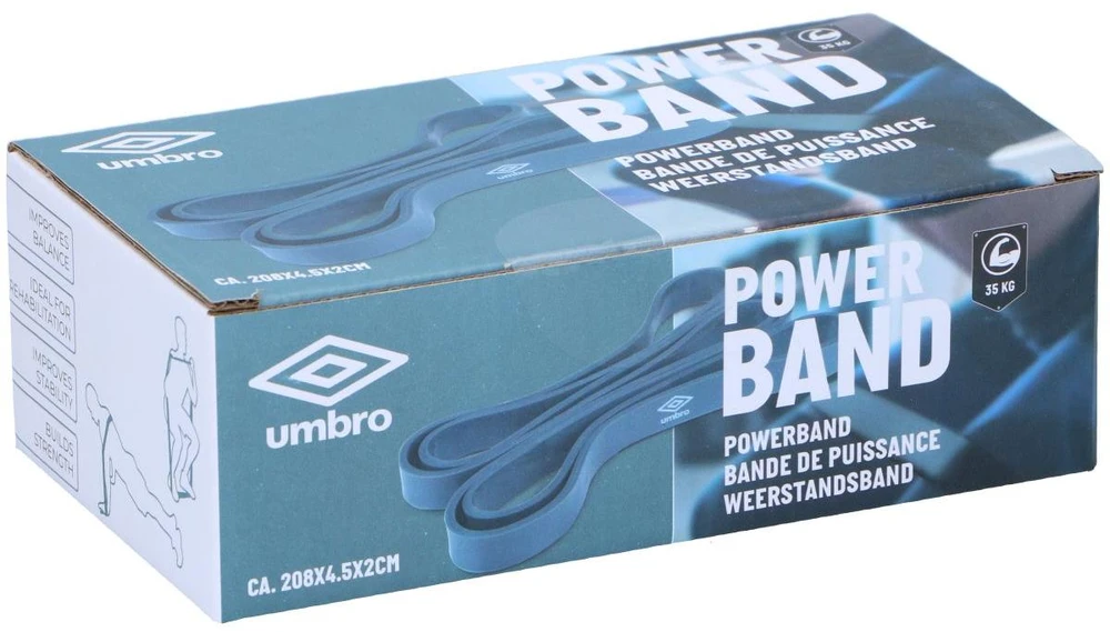 GUMINĖ PASIPRIEŠINIMO JUOSTA POWER BAND 35KG UMBRO 269573
