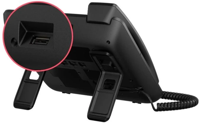 UNF Unify OpenScape Desk Phone CP210 Analoginis telefonas Juoda
