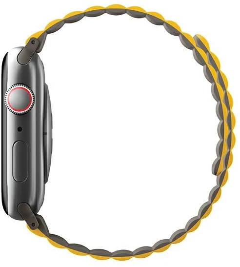 UNIQ Revix apyrankė Apple Watch Series1-8/SE/SE2/3/Ultra1/2/3 42/44/45/49mm Reversible Magnetic garstyčių spalvos