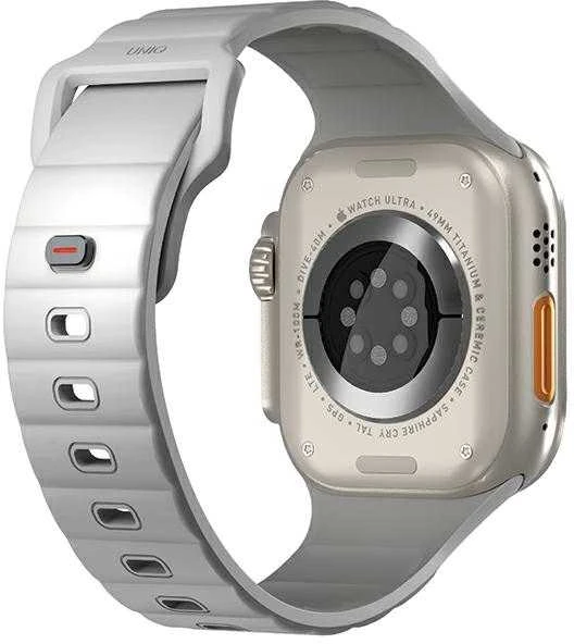 UNIQ apyrankė Stride Apple Watch Series 1/2/3/4/5/6/7/8/9/SE1/2/3/Ultra1/2/3 42/44/45/49mm FKM Rubber