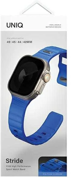 UNIQ apyrankė Stride Apple Watch Series 1/2/3/4/5/6/7/8/9/SE1/2/3/Ultra1/2/3 42/44/45/49mm FKM Rubber