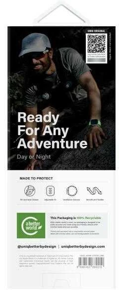 UNIQ Band Stride SE Apple Watch 49/46/45/44mm FKM Rubber apyrankė lumen