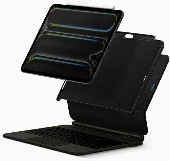 UNIQ Dėklas Axel Apple iPad Pro 11″ M4 juodos spalvos ebony