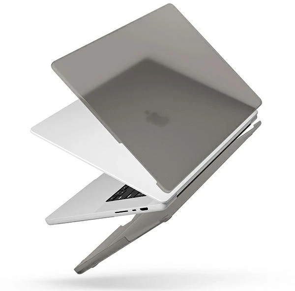 UNIQ Claro Bookdėklas MacBook Pro 16″ (2021) smoke matt pilkos spalvos