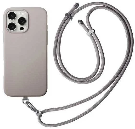 UNIQ Coehl Creme Apple iPhone 16 Pro 6.3″ Magnetic Charging dėklas pilkos spalvos taupe pilkos spalvos
