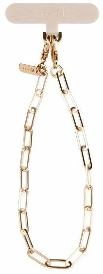 UNIQ Coehl GoldiLocks Handstrap universal phone strap for hand aukso spalvos/champagne aukso spalvos