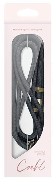 UNIQ Coehl Laurel universal phone lanyard juodos spalvos