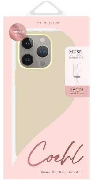 UNIQ Coehl Muse Apple iPhone 16 Pro 6.3″ Magnetic Charging dėklas cream