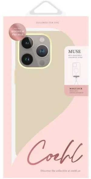 UNIQ Coehl Muse Apple iPhone 16 Pro Max 6.9″ Magnetic Charging dėklas cream