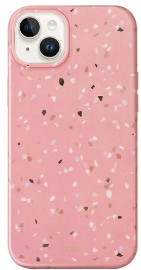 Uniq Coehl Terrazzo dėklas iPhone 14 Plus - rožinis
