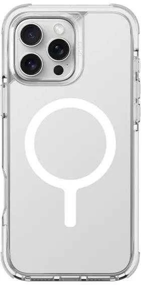 UNIQ dėklas Combat Luminous Apple iPhone 16 Pro 6.3" Magclick Charging baltos spalvos