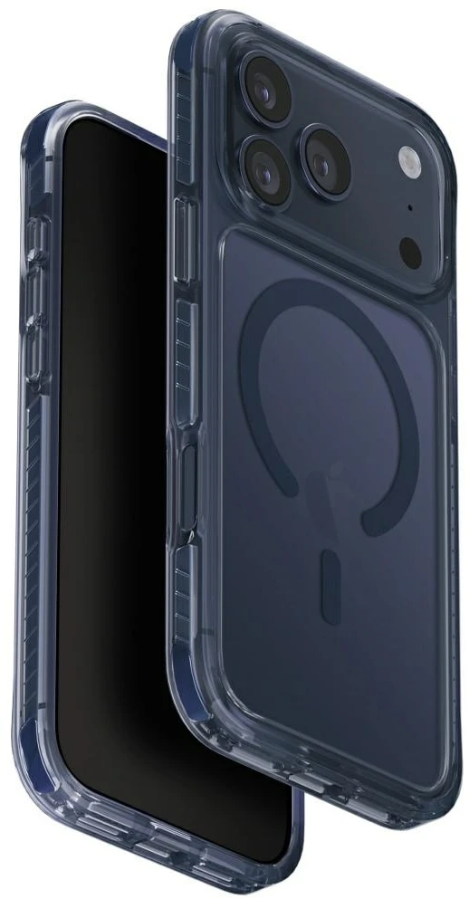 UNIQ Combat Dėklas Apple iPhone 17 Pro Max Magclick Charging Mėlyna