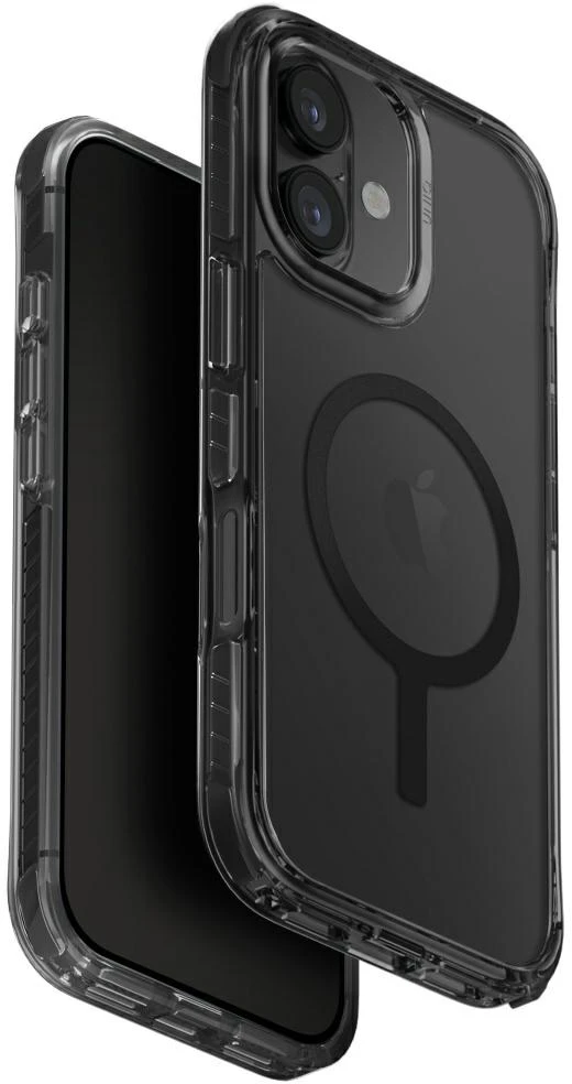 UNIQ Combat Dėklas Apple iPhone 17 Magclick Charging juodos spalvos