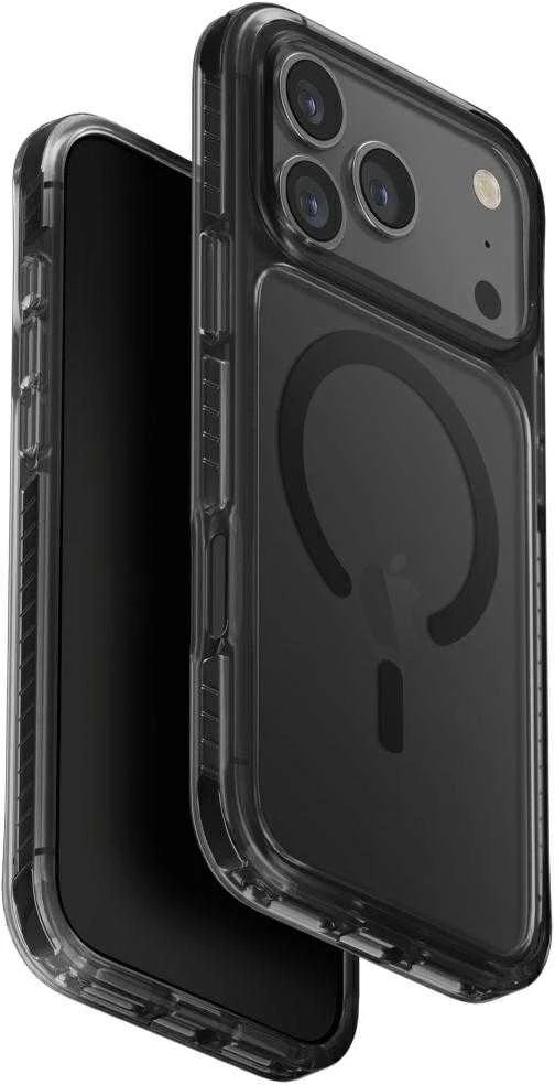 UNIQ Combat Dėklas Apple iPhone 17 Pro Max Magclick Charging juodos spalvos