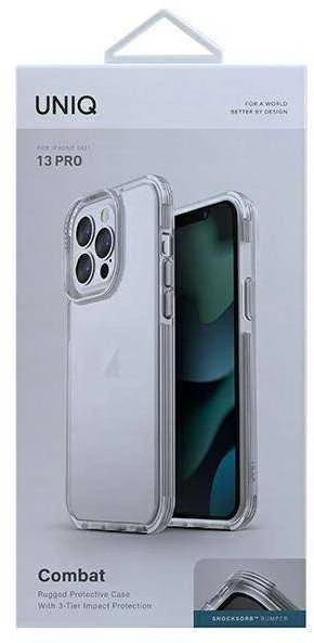 UNIQ Combat Dėklas Apple iPhone 13 Pro / 13 6,1″ crystal clear