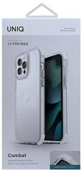 Panzer Glass UNIQ Combat Dėklas Apple iPhone 13 Pro Max 6,7″ baltos spalvos