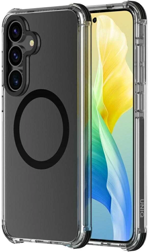 Dėklas UNIQ Combat Samsung Galaxy S25+ Magclick Charging juodos spalvos