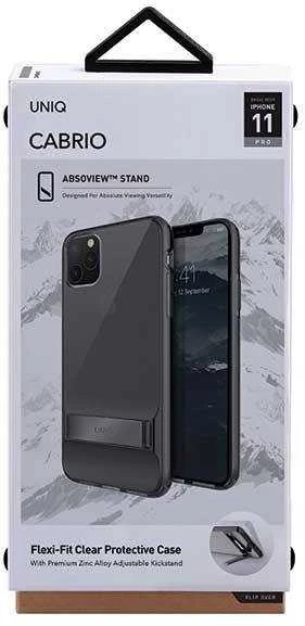 UNIQ dėklas Cabrio Apple iPhone 11 Propilkos spalvos pilkas