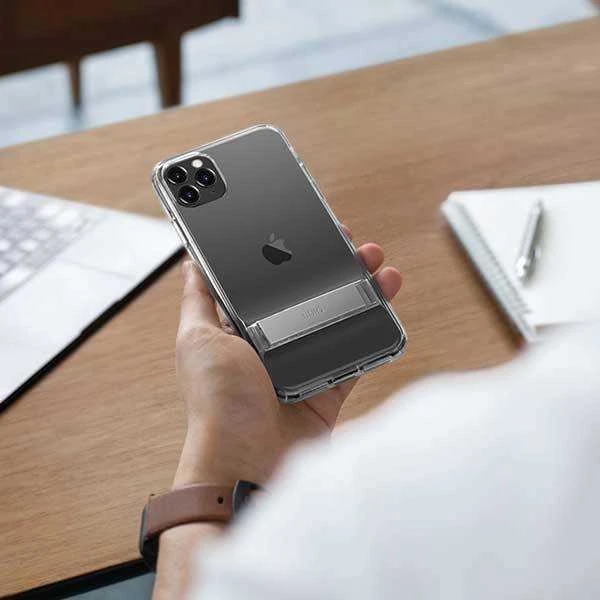UNIQ dėklas Cabrio Apple iPhone 11 Propilkos spalvos pilkas