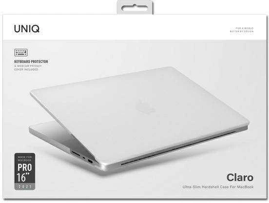 Apple Uniq Unikalus dėklas Claro MacBook Pro 16 quot;(2021) skaidrus / balandis matinis skaidrus