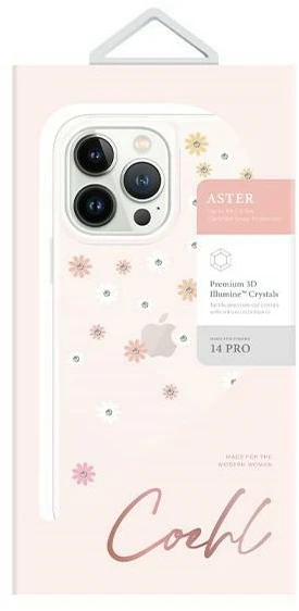 UNIQ Coehl Aster Dėklas Apple iPhone 14 Pro 6,1″ spring rožinės spalvos