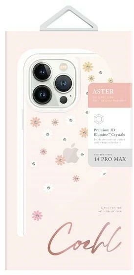 UNIQ Coehl Aster Dėklas Apple iPhone 14 Pro Max 6,7″ spring rožinės spalvos