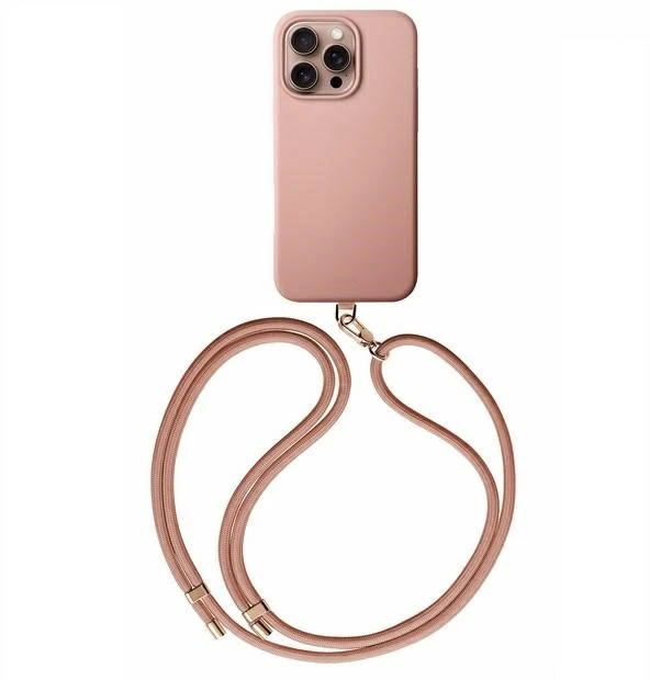 UNIQ Coehl Creme Apple iPhone 16 Pro 6.3″ Magnetic Charging dėklas rožinės spalvos ballet rožinės spalvos