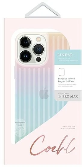 UNIQ Coehl Linear Dėklas Apple iPhone 14 Pro Max 6,7″ iridescent