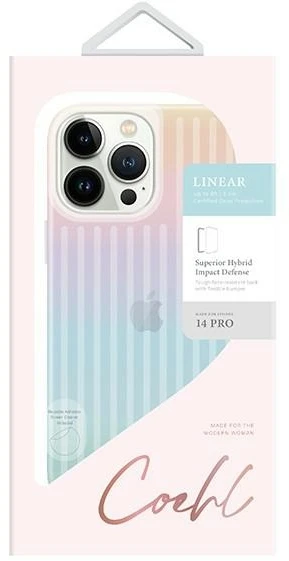 UNIQ Coehl Linear Dėklas Apple iPhone 14 Pro 6,1″ iridescent