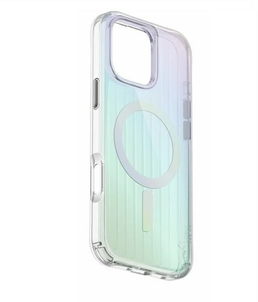 UNIQ dėklas Coehl Linear Apple iPhone 16 Pro Max 6.9" magnetinio įkrovimo opal/iridescent