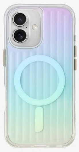 UNIQ Coehl Linear Apple iPhone 16 dėklas 6.1" magnetinio įkrovimo Opal iridescent