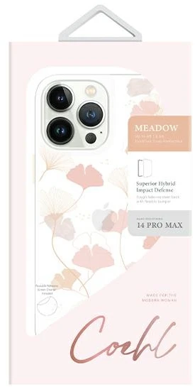 UNIQ Coehl Meadow Dėklas Apple iPhone 14 Pro Max 6,7″ spring rožinės spalvos
