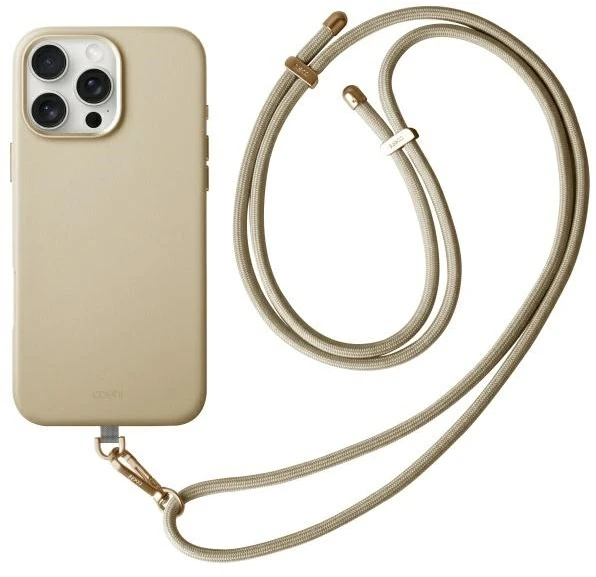UNIQ Coehl Muse Apple iPhone 16 Pro 6.3″ Magnetic Charging dėklas cream