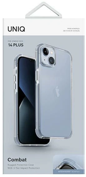 UNIQ Combat Dėklas Apple iPhone 14 Plus / 15 Plus 6,7″ arctic mėlynas