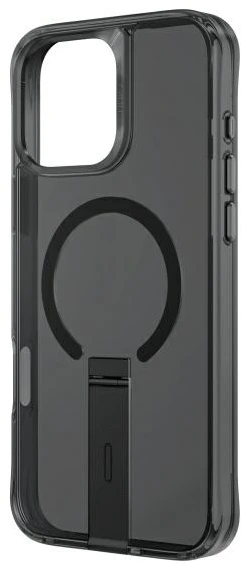 UNIQ dėklas Eleva with Vertica Stand Apple iPhone 16 Pro 6.3″ juodos spalvos/carbon juodos spalvos